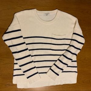 Madewell Cotton Striped Sweater